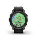 fēnix 7S Pro – Sapphire Solar Edition Carbon Grey DLC Titanium with Black Band - 010-02776-11 - Garmin